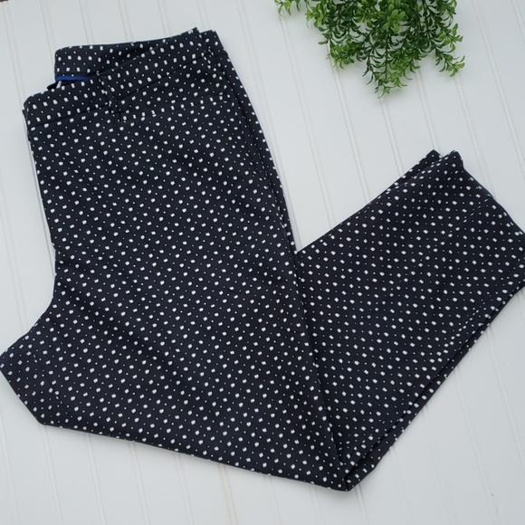 Lane Bryant Pants - Lane Bryant Dark Gray Print Crop Trousers sz 18